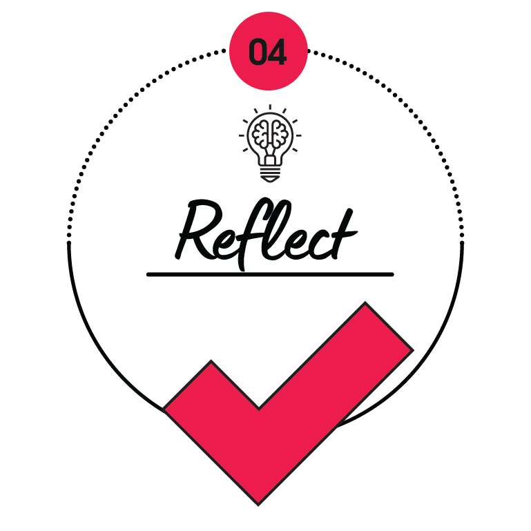 Text reads: "Reflect"